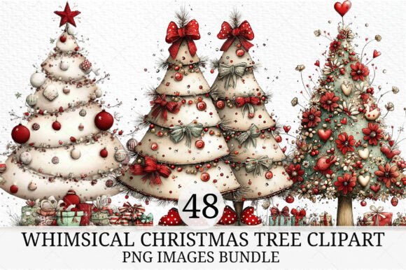 Bringing Festive Charm to Life with Whimsical Christmas Tree Clipart PNG