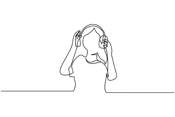 Continuous Line Design of Have Fun Liste
