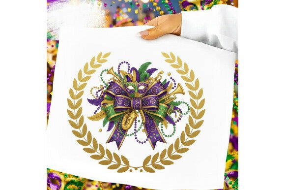 Elevate Designs with Mardi Gras Carnival Art