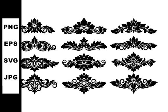 Elevating Design Projects with Vintage Ornamental Floral Elements