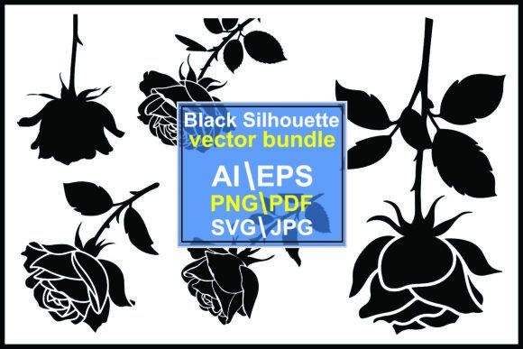 Elevating Visual Storytelling: The Strategic Power of Silhouette Rose Flowers and Leaves in Modern Design