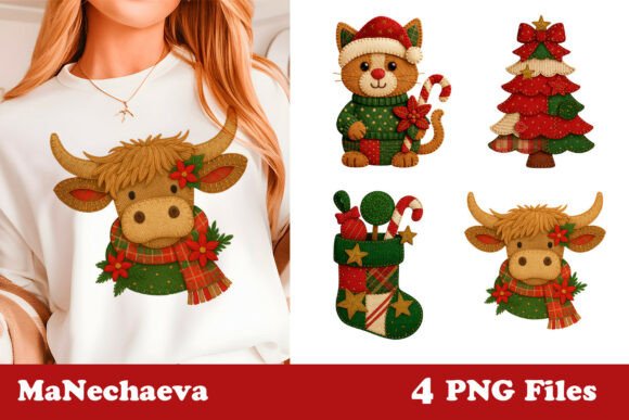 Evaluating Christmas Patchwork Holiday Clipart for Modern DIY and Sublimation Projects