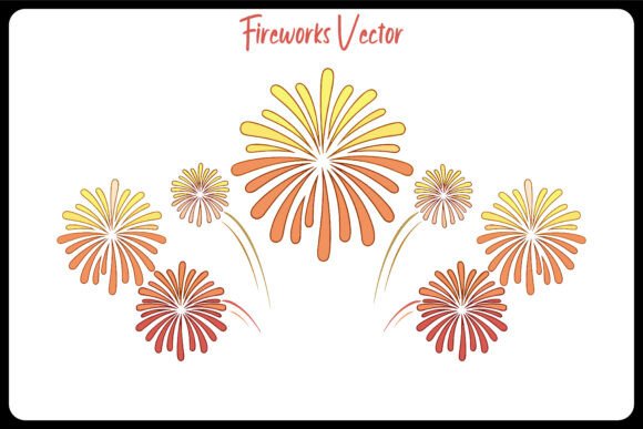 Evaluating New Year Fireworks Vector Illustration for Professional Design Projects
