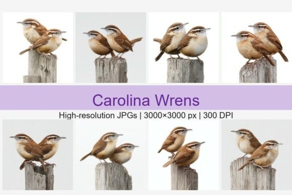 Evaluating the Carolina Wren Clipart Set for Creative Projects
