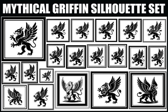 Evaluating the Mythical Griffin Silhouette Set for Creative Projects