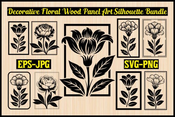Evaluating the Practical Value of Elegant Floral Panel Silhouette Bundles
