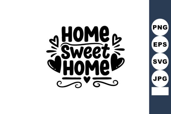 Home Sweet Home Hand Lettering Design Wi