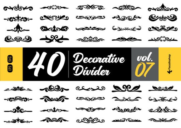 Integrating the Elegant Flourish Border Divider Set into Professional Design Workflows