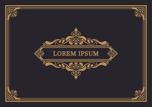 Luxury Vintage Ornamental Frame Guide