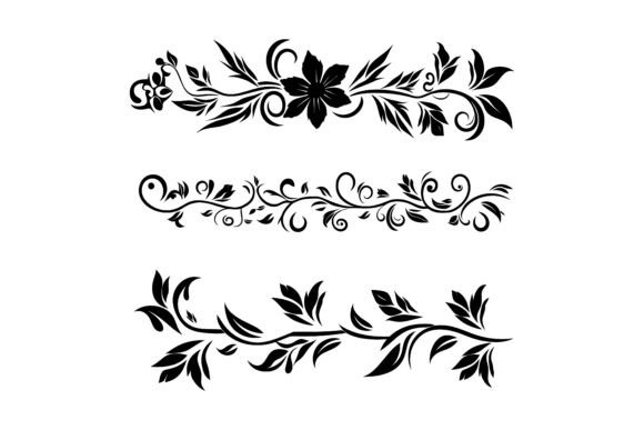 Master Bold Visuals with Thick Floral Silhouettes