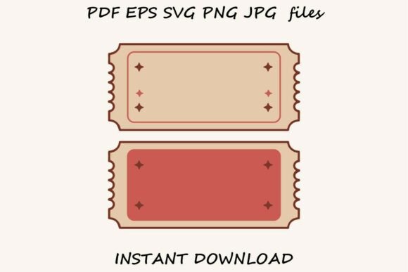 Strategic Design with Retro Blank Ticket Templates for Impactful Print Projects