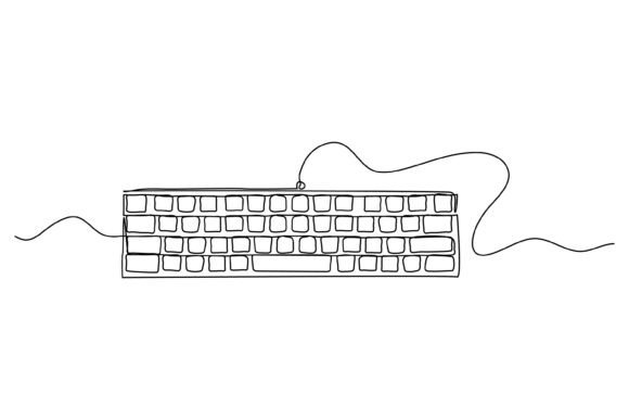 The Art of Minimalism: Why Continuous Line Design of Keyboard is Reshaping Digital Aesthetics
