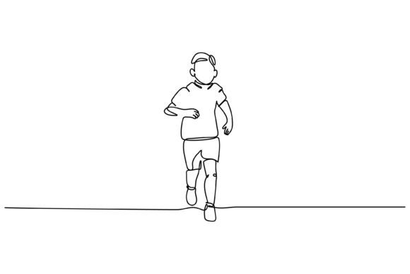 The Enduring Appeal of Continuous Line Design: Capturing Motion in a Little Boy Jog