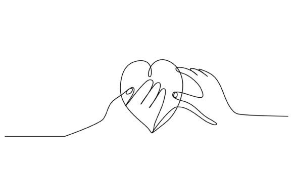 Understanding the Impact and Application of Continuous Line Design: The Hand Giving Love Motif