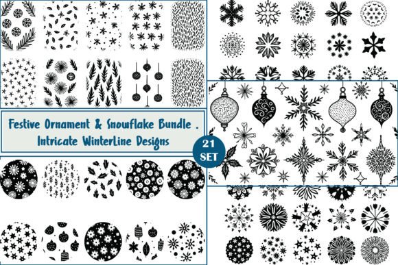 Unlock Winter Creativity with the Festive Ornament Snowflake Set