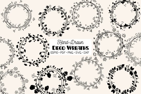 Unlock Year-Round Creativity with the Deco Wreaths Theme Round Frame Collection