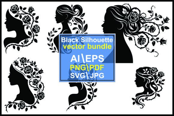 Unlocking Creative Potential with the Floral Silhouette Women Bundle