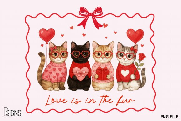 Unlocking the Charm of Coquette Valentine Cat Lovers Png for Your Creative Projects