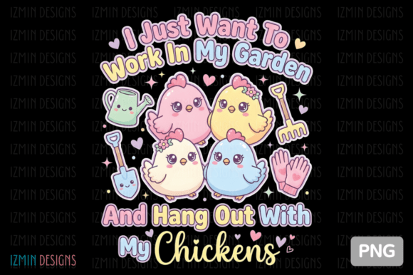 Unlocking the Charm of Cute Kawaii Garden Chicken PNG Art for Your Next Project
